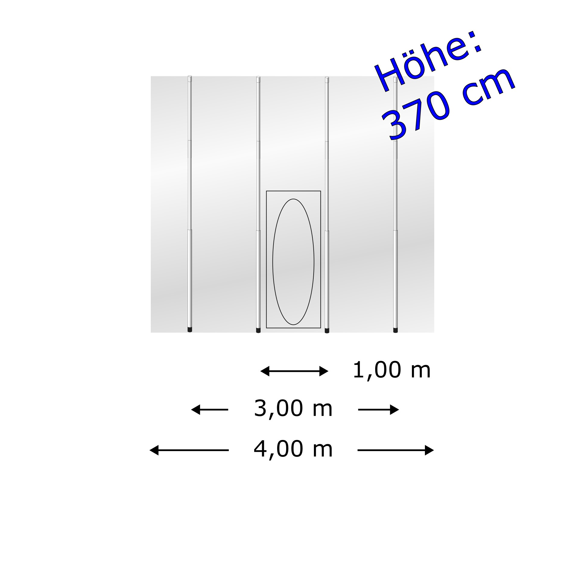 Staubschutzwand easyWALL 4,00 x 3,70 m Komplett-Paket Staubschutzwand easyWALL 4,00 x 3,70 m Komplett-Paket