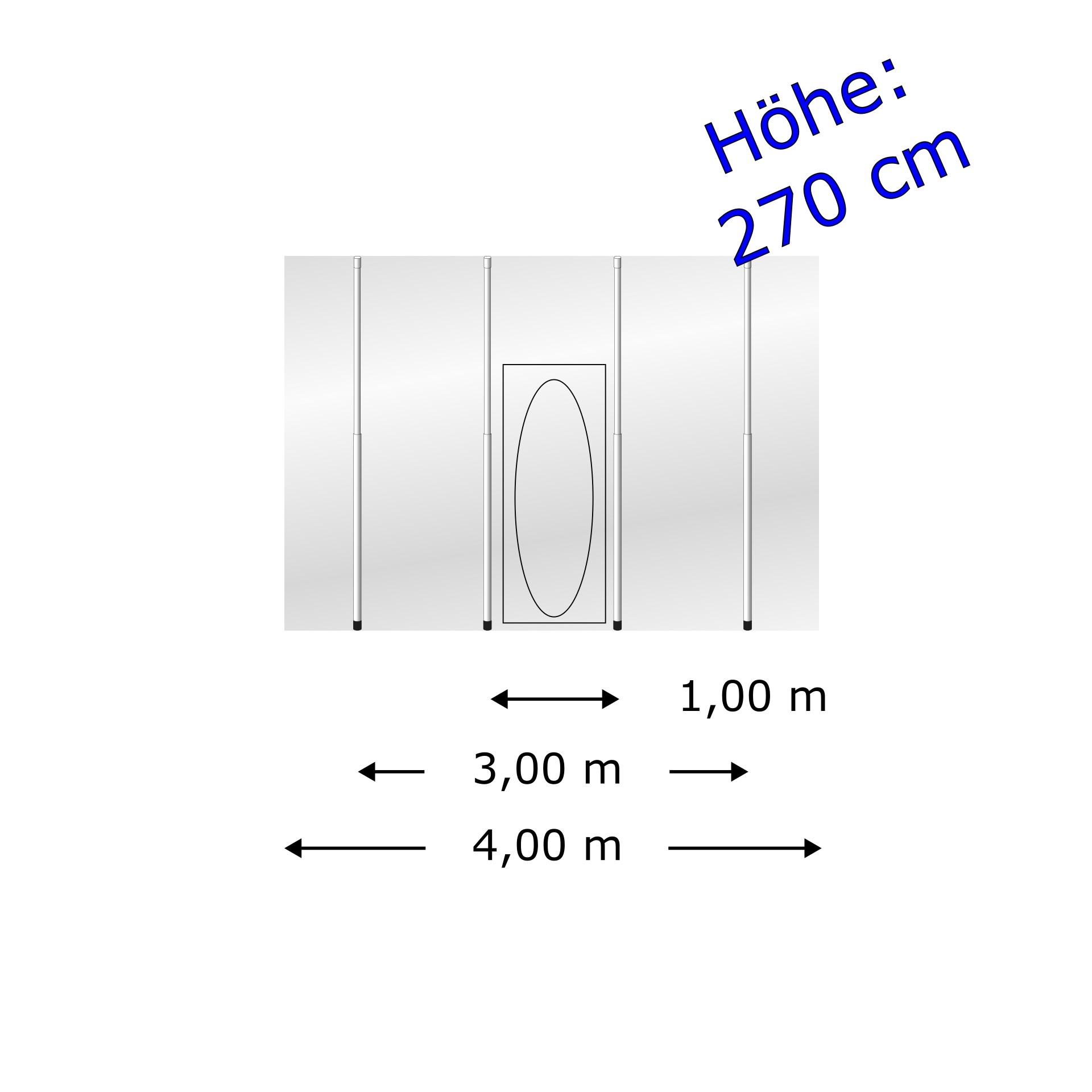 Staubschutzwand easyWALL 4,00 x 2,70 m Komplett-Paket Diagramm, Handlung