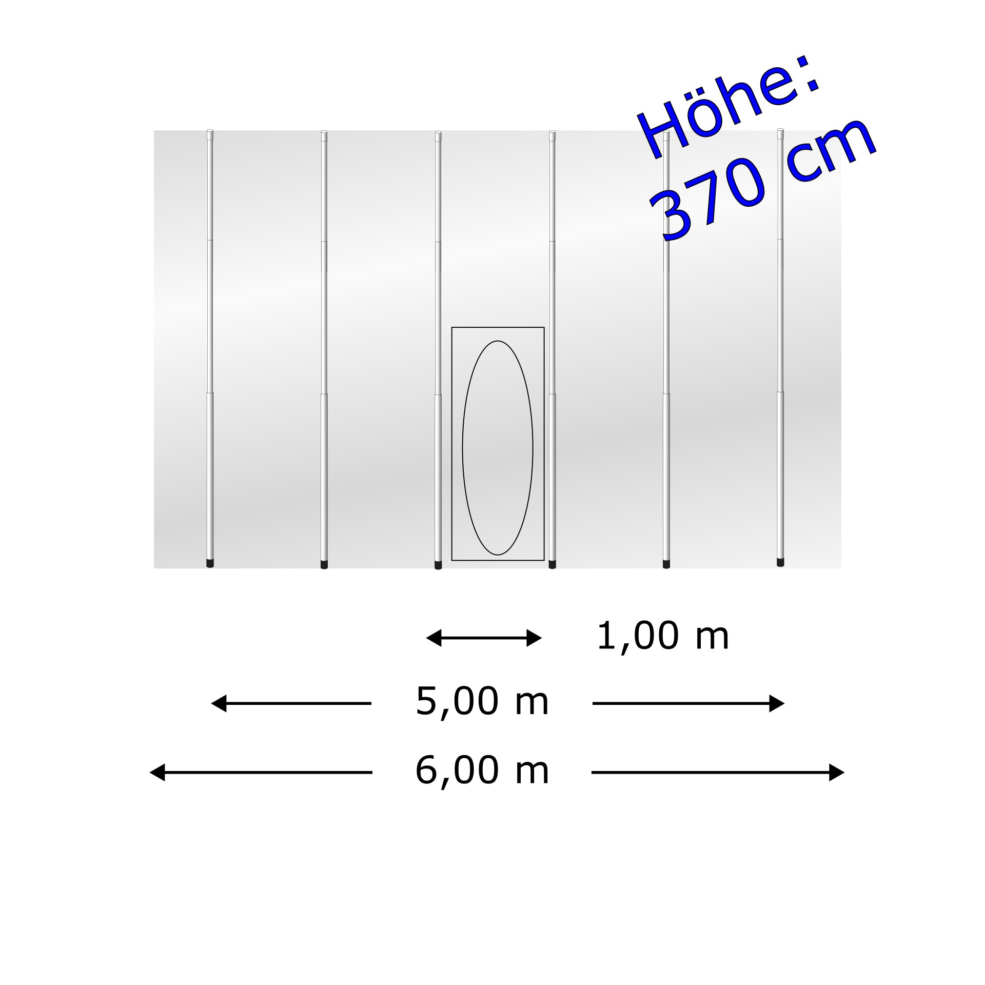 Staubschutzwand easyWALL 6,00 x 3,70 m Komplett-Paket Staubschutzwand easyWALL 6,00 x 3,70 m Komplett-Paket