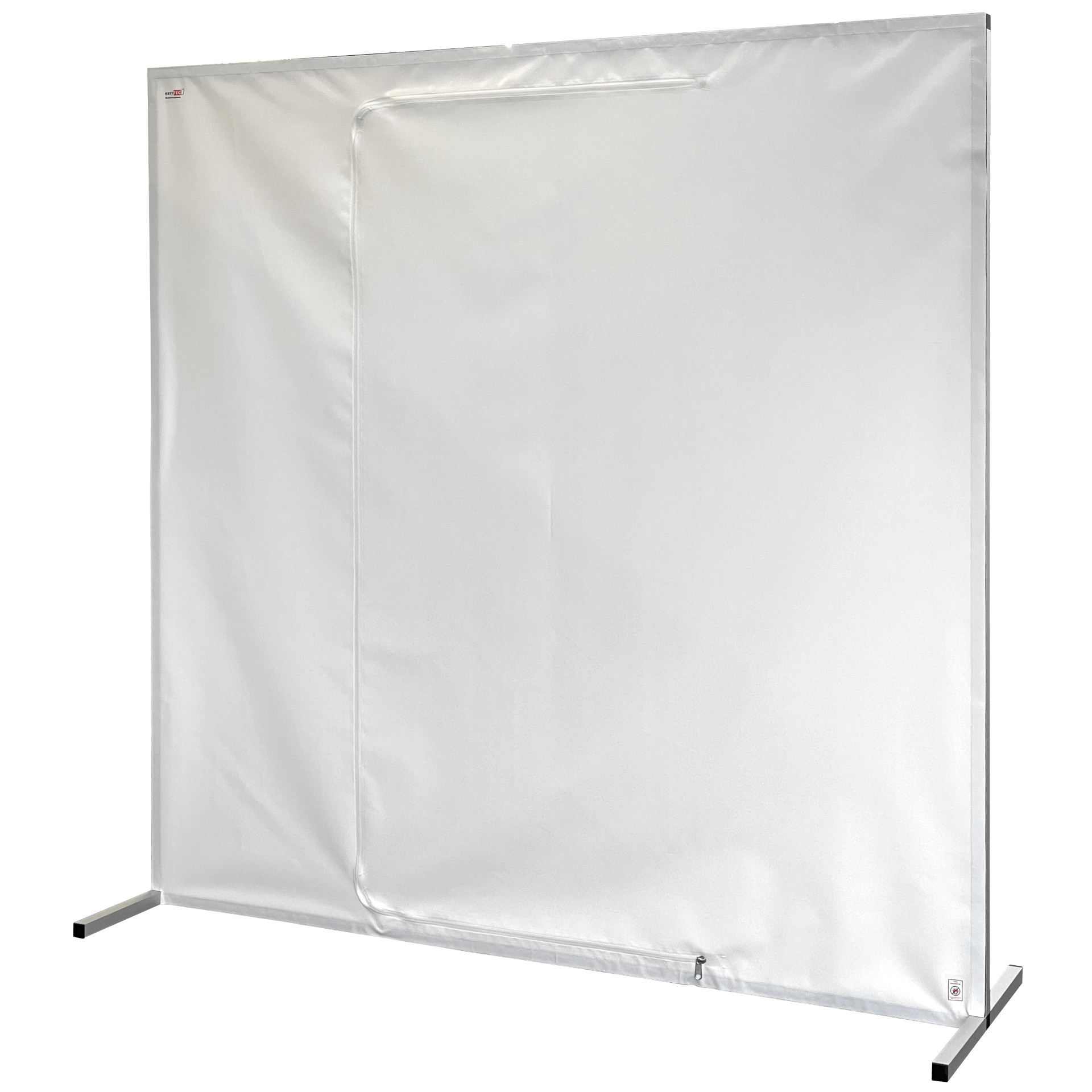Stellwand PVC B1 schwer entflammbar mit Tür Stellwand PVC B1 schwer entflammbar mit Tür