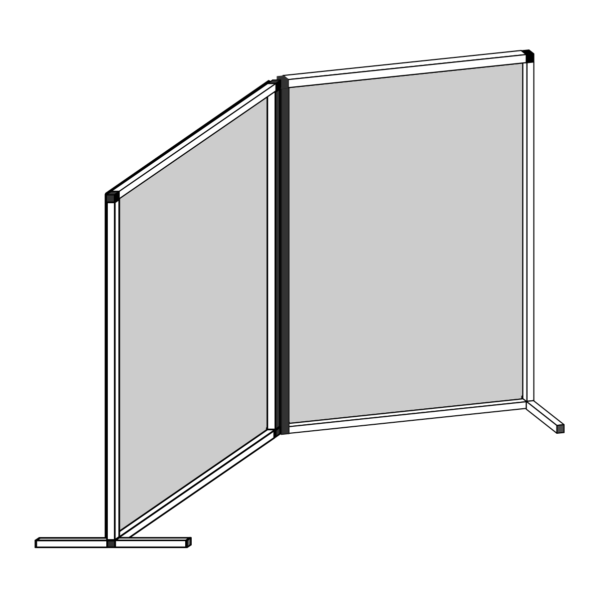 Stellwand Eckverbinder-Set Stellwand Eckverbinder-Set